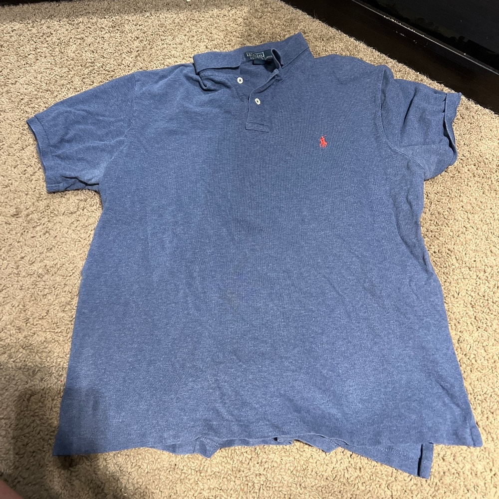 Ralph Lauren blue polo shirt xl